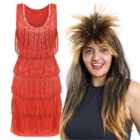 I LOVE FANCY DRESS 80s Pop Star Costume - Wig And Dress