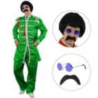 I LOVE FANCY DRESS Green 1960's Sergeant Pepper Costume & Set