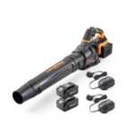 LawnMaster 48V Axial Leaf Blower With Batteries
