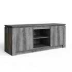 GFW Canyon Wide Tv Unit Charcoal Grey