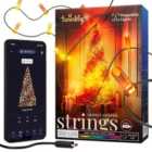 Twinkly Strings Usb - 200 Candle-shaped Rgb Leds, 13M Green Wire, Usb-c Connector
