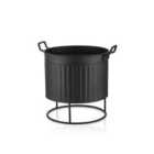 Rozi Black Plant Pot (SKS0018)