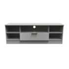 Welcome Furniutre Plymouth Wide 1 Drawer Tv & Media Unit - Ready Assembled