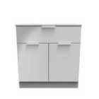 Welcome Furniutre Plymouth 1 Drawer 2 Door Sideboard - Ready Assembled