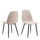 Furniture To Go Celia Dining Chair In Beige Set Of 4