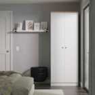 Welcome Furniutre Sussex Tall Plain Double Wardrobe - Ready Assembled