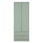 Welcome Furniutre San Jose 2 Door Robe 2 Drawer Robe - Ready Assembled