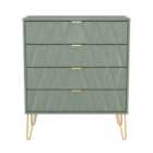 Welcome Furniutre Copenhagagen 4 Drawer Chest - Ready Assembled