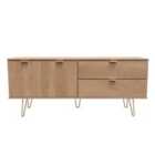Welcome Furniutre Hirato 2 Drawer 2 Door Wide Sideboard - Ready Assembled