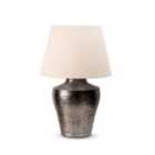 Elm Home And Garden Table Lamp for Living Room, Office, Nightstand - Grey Silver