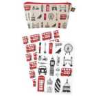 Victoria Eggs London Icons Cosmetic Bag & 2 Piece A5 Notebooks Set