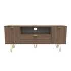Welcome Furniutre Hirato 2 Door 1 Drawer Wide Tv Unit - Ready Assembled