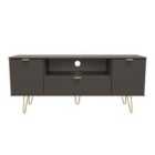Welcome Furniutre Hirato 2 Door 1 Drawer Wide Tv Unit - Ready Assembled