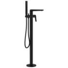 Wickes Mariz Floor Standing Bath Shower Mixer Tap - Matt Black