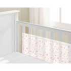Breathablebaby Mesh Liner For Cot Beds Twinkle Pink