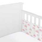 Breathablebaby Mesh Liner For Cot Beds Cloud Pink