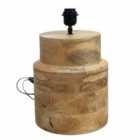 Wooden Glory Table Lamp (without Shade)