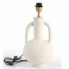 Paper Mache Sculptural Table Lamp With Open Arms (without Shade)