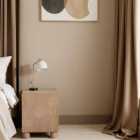 Ajmer Solid Wood Bedside Table