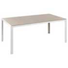 Beliani Garden Dining Table Catania 160/91cm Glass Beige