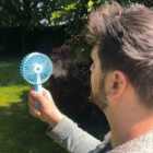 BeCool! Portable Mist Fan in Blue