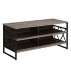 Beliani TV Stand CARLISLE Taupe