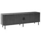 Beliani TV Stand BRADLEY Black