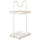 Beliani Umbrella Stand CHAVERNY Metal Beige