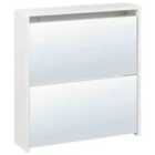 Beliani Shoe Storage Cabinet MIDFIELD White