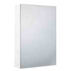 Beliani Bathroom Wall Mounted Mirror Cabinet PRIMAVERA 40 cm 60 cm White