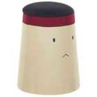 Beliani Kids Storage Pouffe SAMURAI Faux Linen Beige