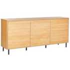 Beliani Cabinet NIKEA Light Brown