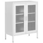 Beliani Cabinet WAKATIPU Metal White
