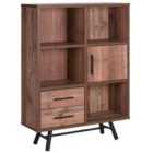 Beliani Shelving Unit ATLANTA 131 cm Brown