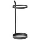 Beliani Umbrella Stand LOBAMBA Metal Black