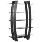 Beliani 5 Tier Shelving Unit KENER 180 cm Black