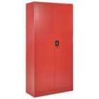 Beliani Storage Unit FELDSPAR Metal Red