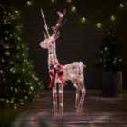 BOSK 125cm Rose Gold Reindeer With 80 Warm White LED Lights