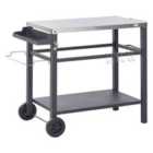 Beliani Garden Serving Trolley Spiazzi Metal Black
