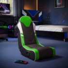 X Rocker Shadow 2.0 Audio Floor Rocker - Green