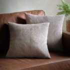 Artisan Chenille Cushion 2-pack Cream 450X450mm
