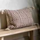 Homestead Woven Cushion Cream 400X600mm