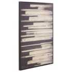 Fifty Five South Astratto Canvas Black Wall Art