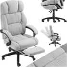 tectake Office Chair Gillian, 360 Swivel, Padding, grey
