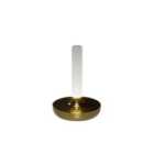 Konstsmide Biarritz Table Lamp USB 1800/2700/4000K Dimm Gold/Frosted Vase IP54