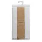 Set Of 4 White Linen Look Napkins