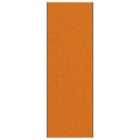 Vidaxl Doormat Orange, Black 100% Polyamide, Pvc 350 X 120 X 0.9 Cm