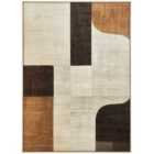 Fifty Five South Astratto Neutral Abstract Textured Canvas Wall Art