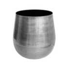 Ivyline Antique Pewter Bell Bottomed Planter 22Cm