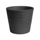 Ivyline Oslo Anthracite Taper Planter H27Cm D32Cm